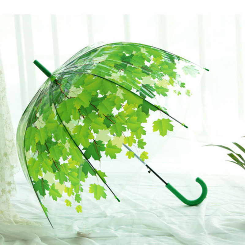 Straight Transparent 8 Panel Umbrella